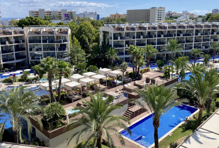 Zafiro Palace Palmanova view from my room