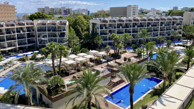 Zafiro Palace Palmanova view from my room