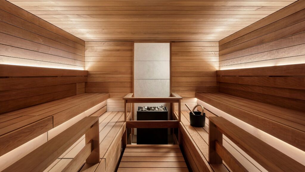 Sauna at Grand Hansa Hotel