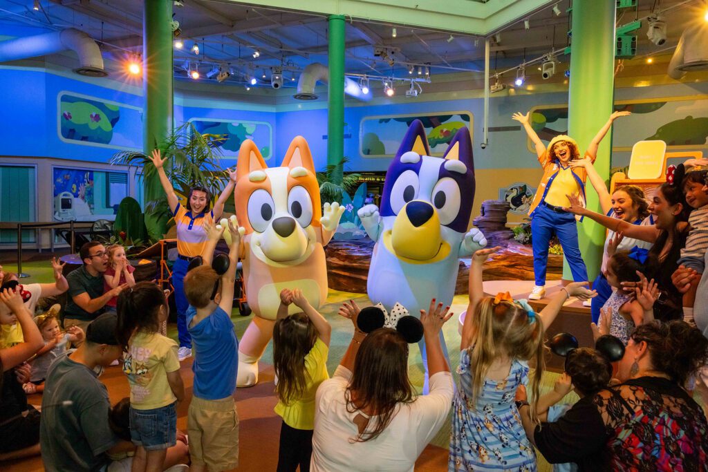 Bluey and Bingo at Disney's Animal Kingdom