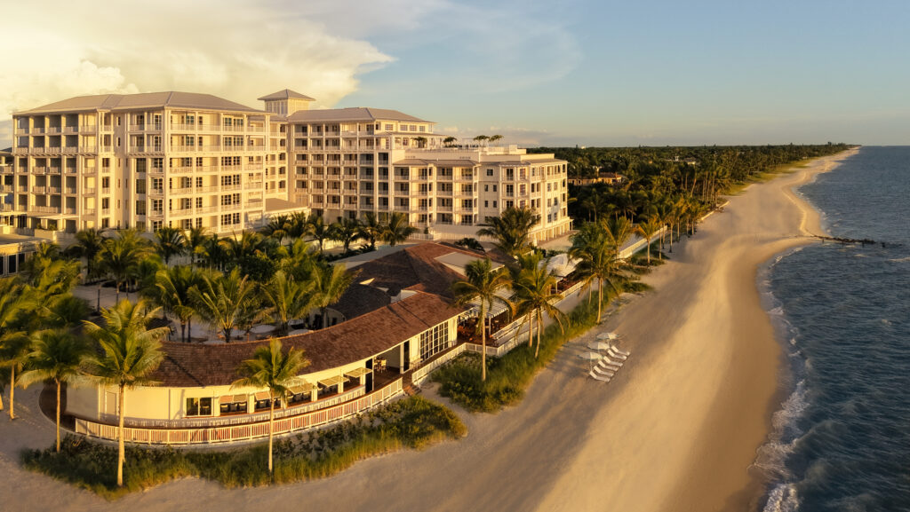 Beachside resort in Naples, Florida