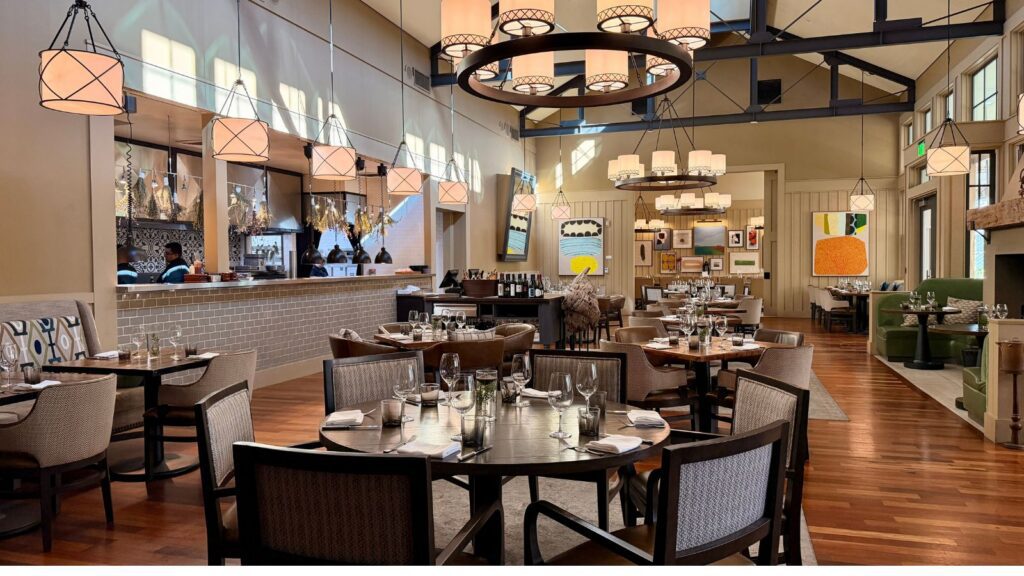 Restoran Pertanian di Carneros Resort & Spa