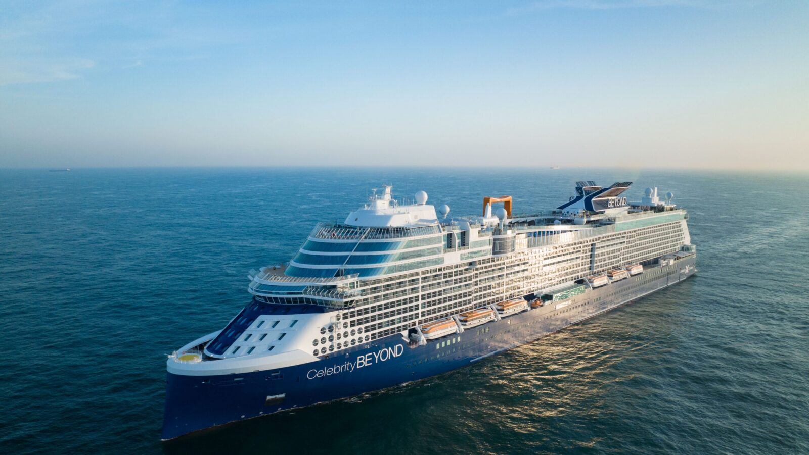 Celebrity Beyond cruise ship in the ocean
