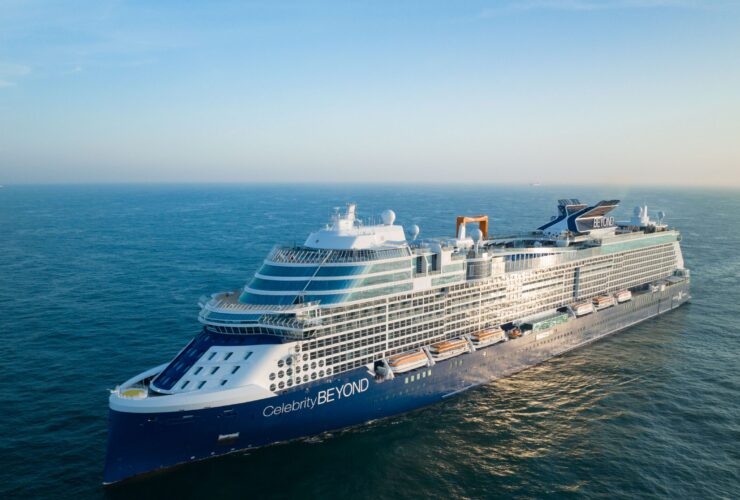 Celebrity Beyond cruise ship in the ocean