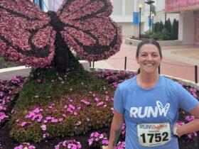Tarah Chieffi at inaugural Run Dollywood race