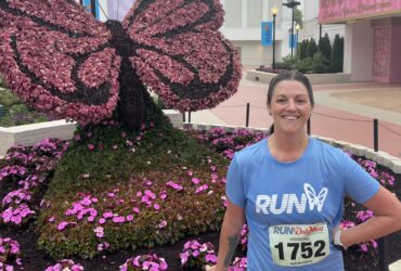 Tarah Chieffi at inaugural Run Dollywood race