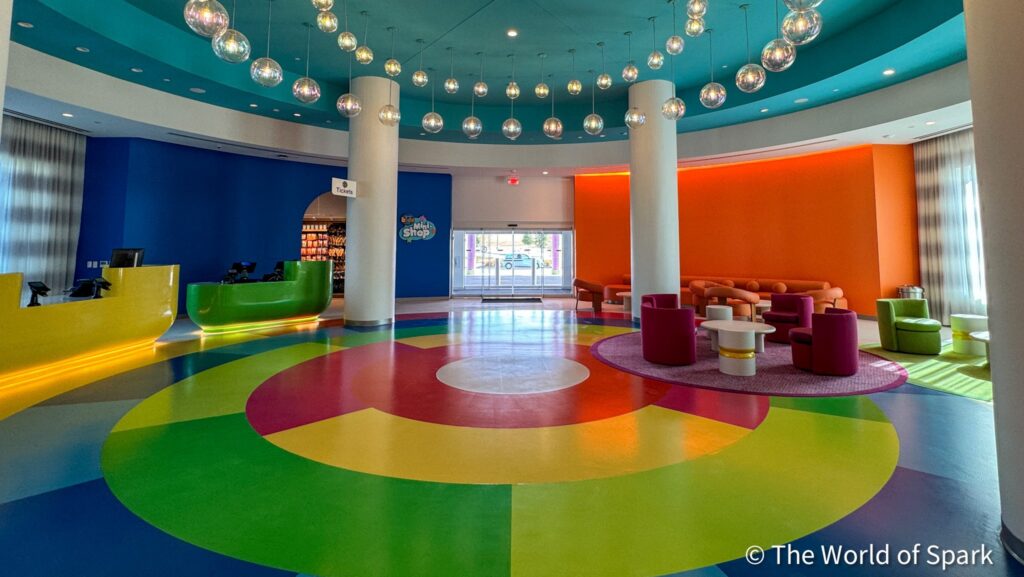 Main lobby at Universal Kids Resort Hotel