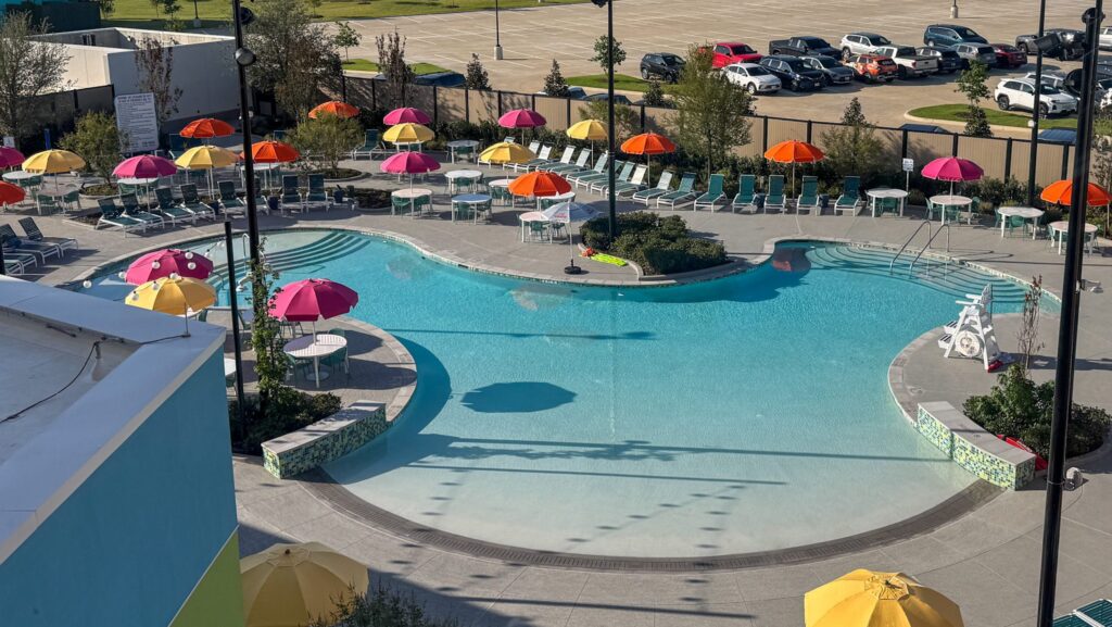 Pool area at Universal Kids Resort Hotel