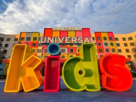 Entrance to Universal Kids Resort in Frisco, Texas