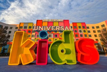 Entrance to Universal Kids Resort in Frisco, Texas