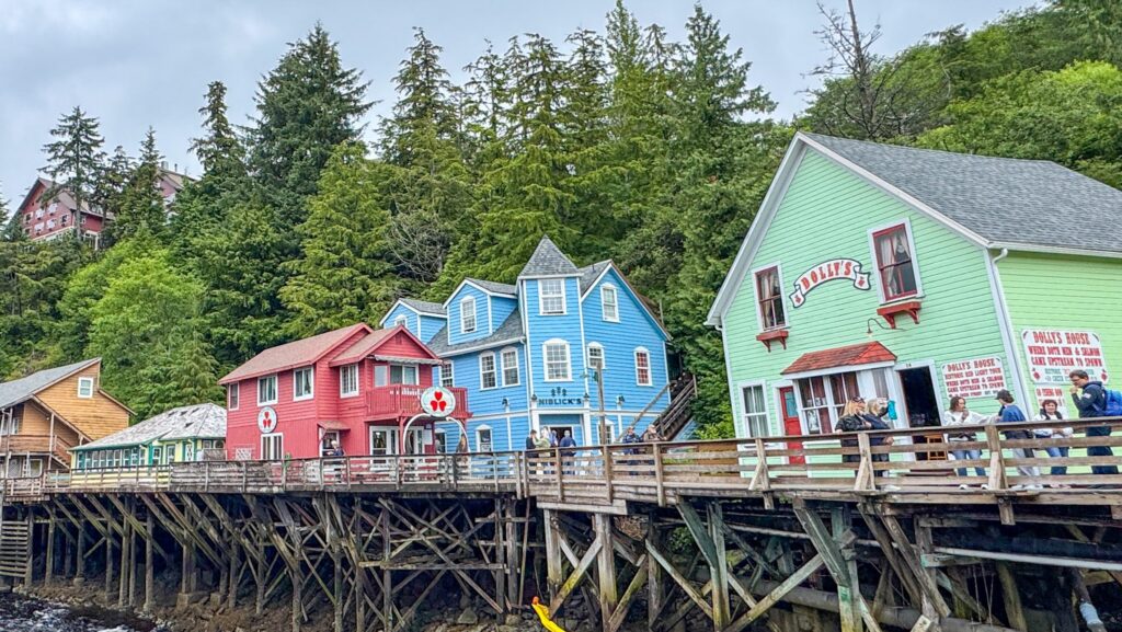 Creek Street in Ketchikan, Alaska