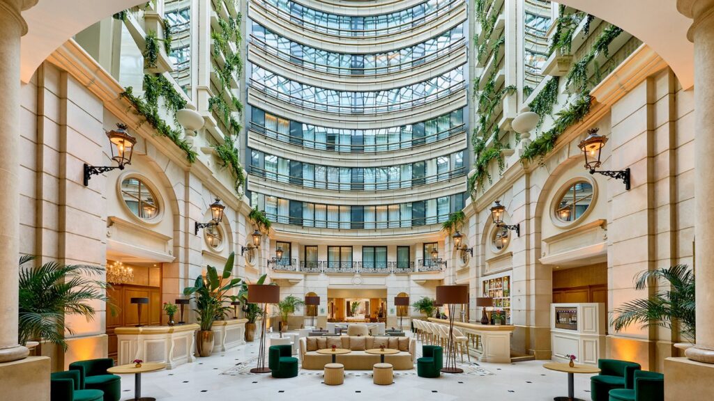 lobi Paris Marriott Champs Elysees