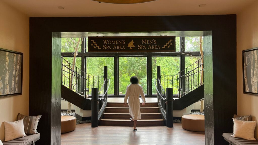 entry to spa at Big Cedar Lodge