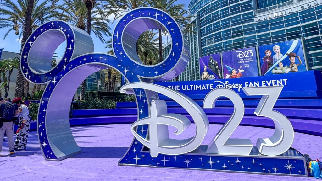 Entrance to D23 Ultimate Disney Fan Event at the Anaheim Convention Center