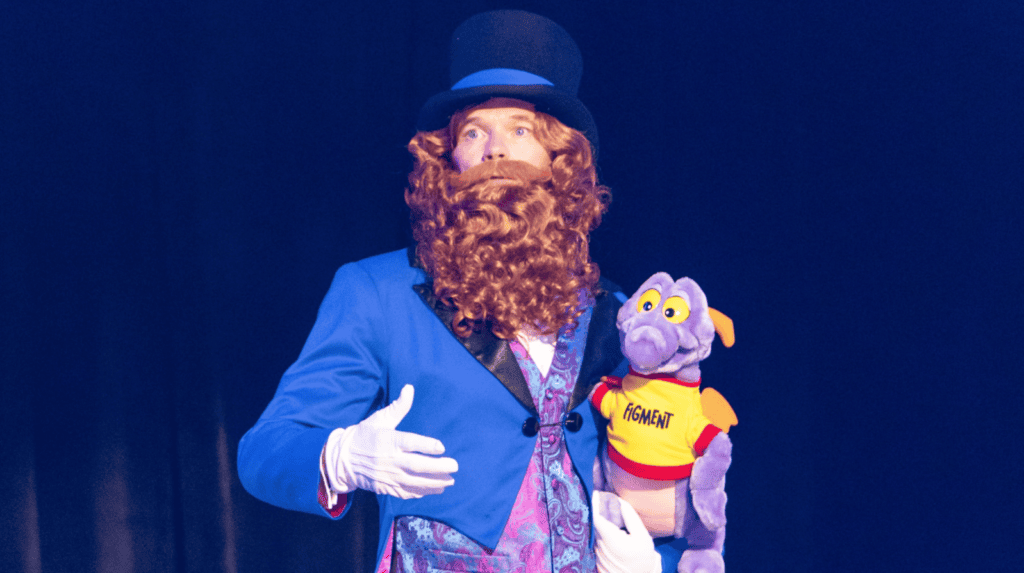 Neil Patrick Harris appears as Dreamfinder at the D23 Experiences Showcase
