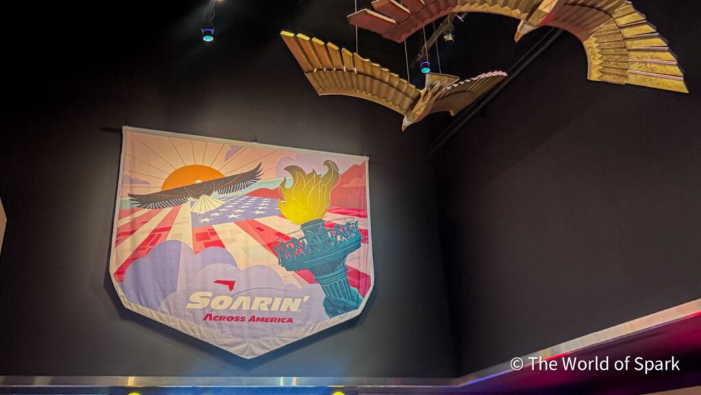 Soarin' Across America queue in EPCOT