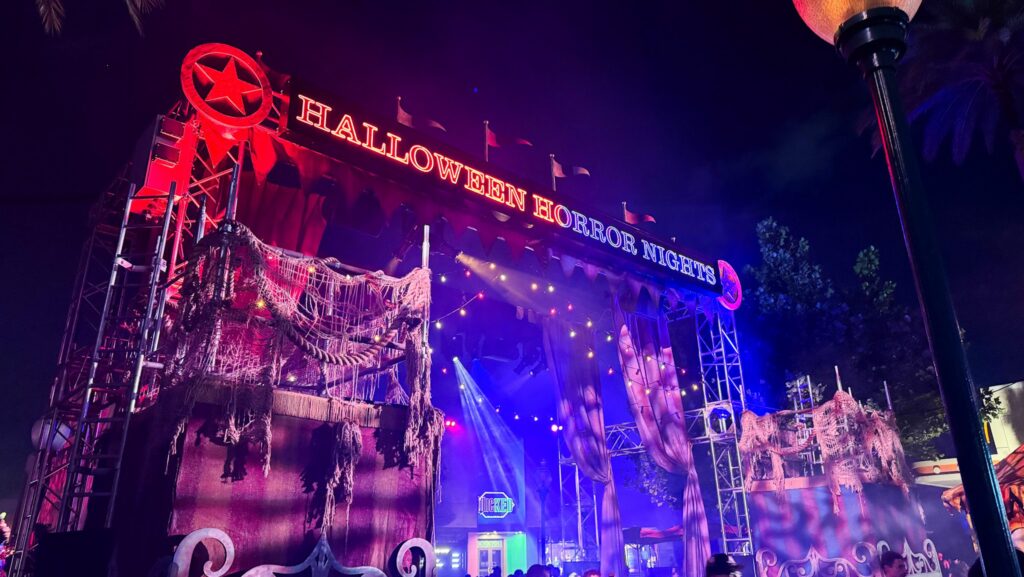 Main entrance to Halloween Horror Nights at Universal Orlando
