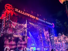 Main entrance to Halloween Horror Nights at Universal Orlando