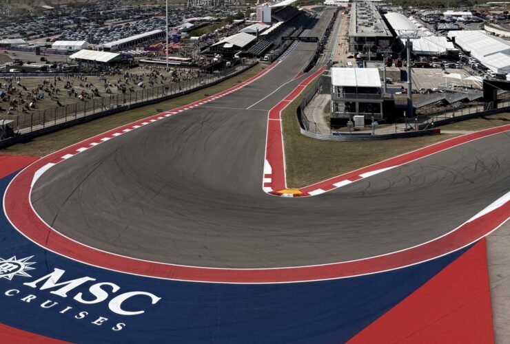 Turn one at Circuit of the Americas