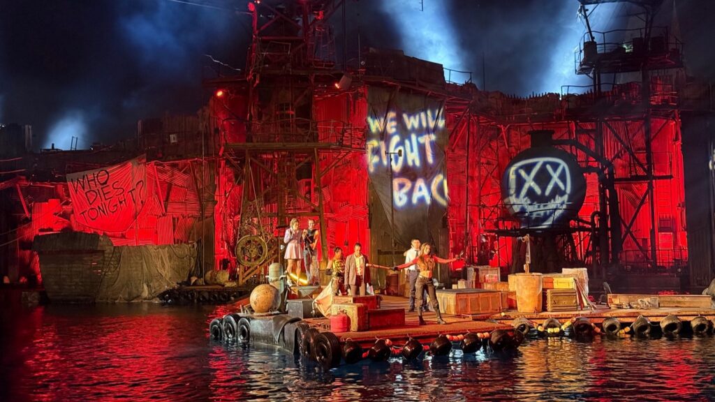 The Purge haunted house at Halloween Horror Nights